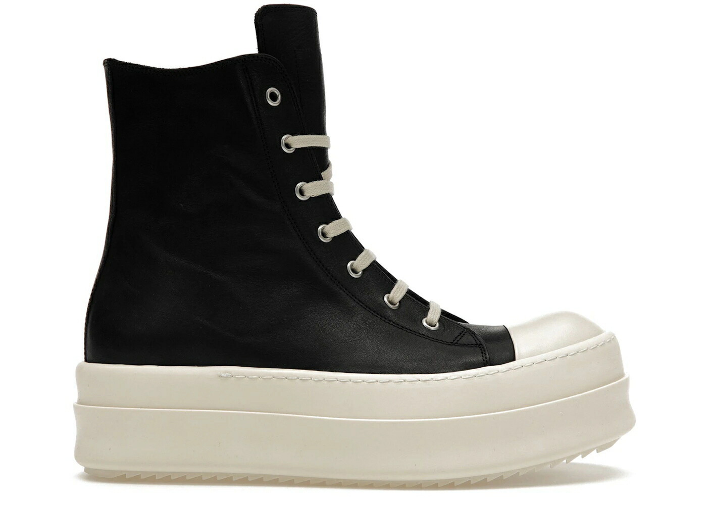 リックオウエンス メガ なめし革 黒いこと 黒いこと スニーカー メンズ RICK OWENS RICK OWENS MEGA BUMPER LEATHER SNEAKERS BLACK MILK / BLACK MILK