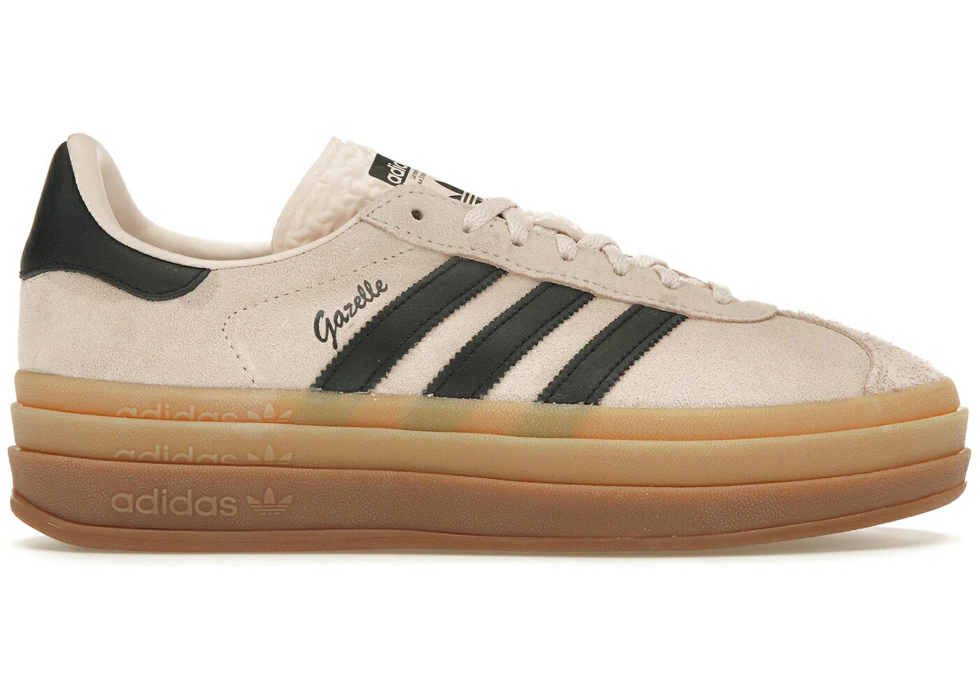 アディダス ガゼル 黒色 ブラック コア WOMEN スニーカー レディース ADIDAS GAZELLE BOLD WONDER QUARTZ BLACK GUM (WOMEN) / WONDER QUARTZ CORE BLACK CORE
