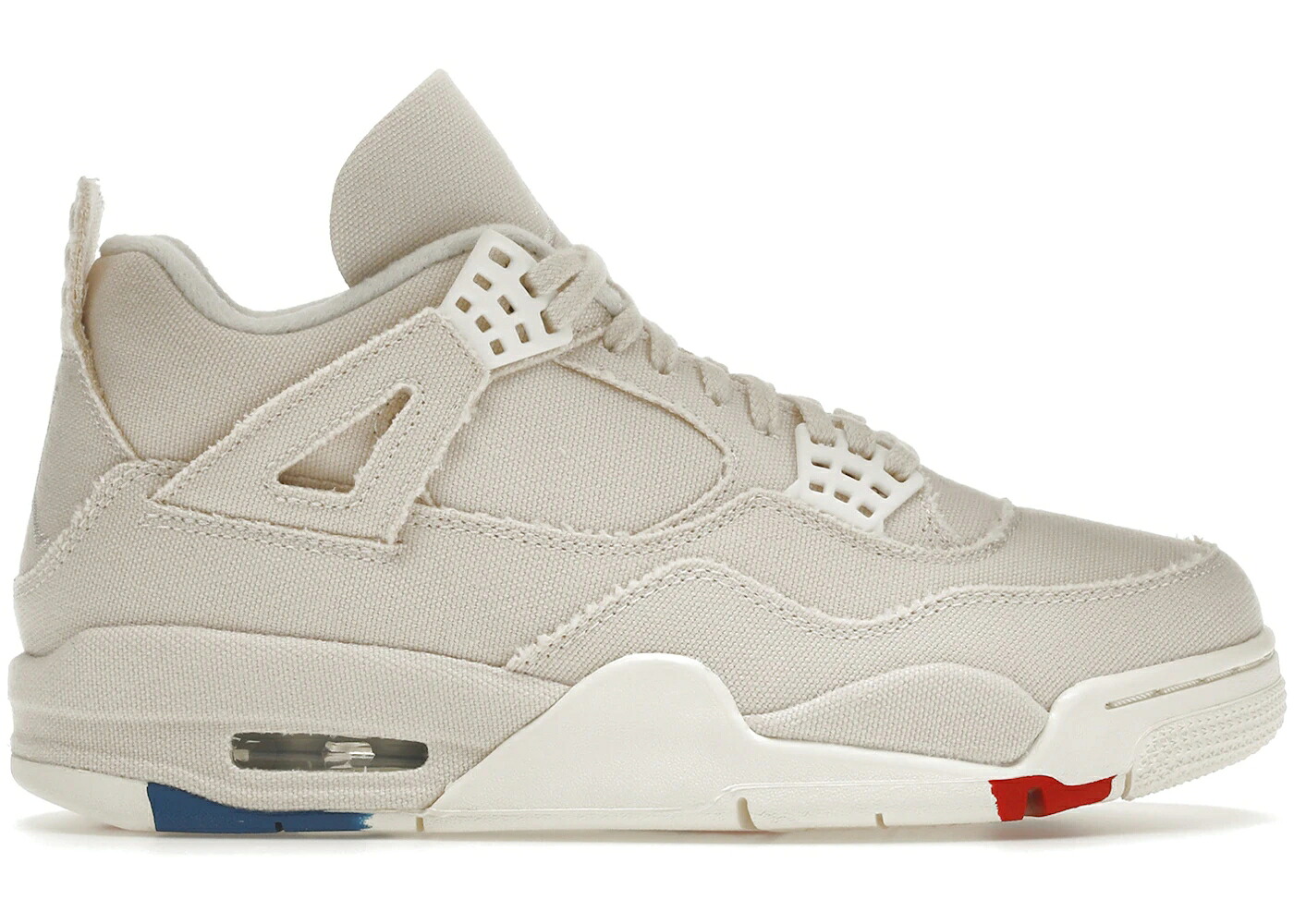 ナイキ ジョーダン 薄墨色 シメント 薄墨色 火の手 赤 赤いこと WOMEN\u0027S スニーカー レディース JORDAN 4 RETRO BLANK CANVAS (WOMEN\u0027S) / SAIL SAIL CEMENT GREY FIRE RED
