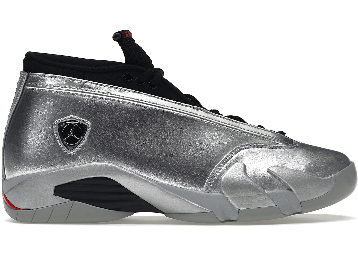ナイキ ジョーダン しろがね色 しろがね色 たき火 赤 赤いこと WOMEN\u0027S スニーカー レディース JORDAN 14 RETRO METALLIC SILVER (WOMEN\u0027S) / METALLIC SILVER FIRE RED WOLF