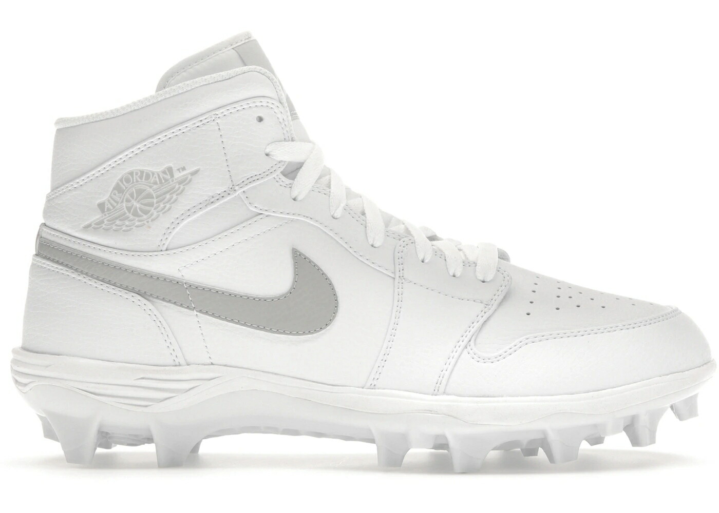 ナイキ ジョーダン ミッド 白いこと 白いこと 薄墨色 薄墨色 スニーカー メンズ JORDAN 1 MID TD CLEAT WHITE GREY FOG / WHITE GREY FOG WHITE