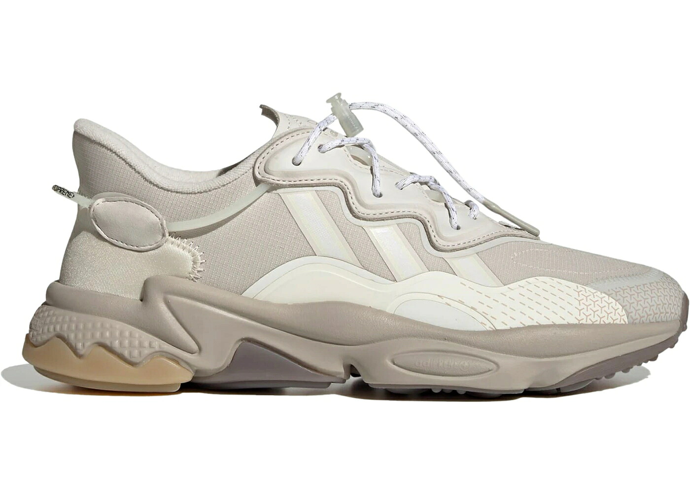 アディダス 白いこと 白いこと スニーカー メンズ ADIDAS OZWEEGO ALUMINIUM CLOUD WHITE / ALUMINIUM CLOUD WHITE OFF WHITE スニーカー-靴