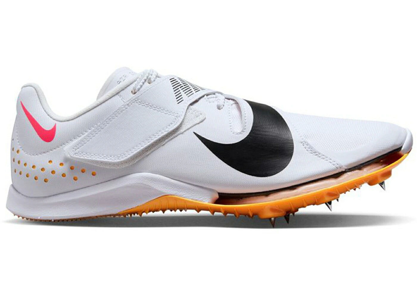 ナイキ 望遠レンズ エリート 白いこと 白いこと サクラ色 橙 オレンジ色 レーザ スニーカー メンズ NIKE AIR ZOOM LONG JUMP ELITE WHITE HYPER PINK ORANGE / WHITE LASER ORANGE HYPER PINK 靴-スニーカー