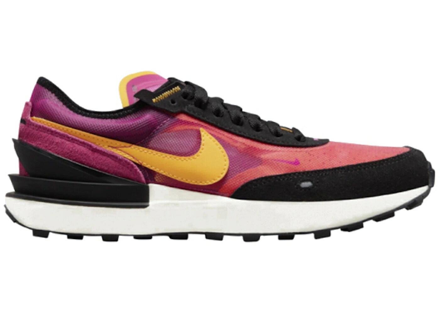 ナイキ ワーヘル ゴールド 御坊っちゃん キッズ NIKE WAFFLE ONE ACTIVE FUCHSIA (GS) / ACTIVE FUCHSIA UNIVERSITY GOLD もの言う花 マタニティ スニーカー