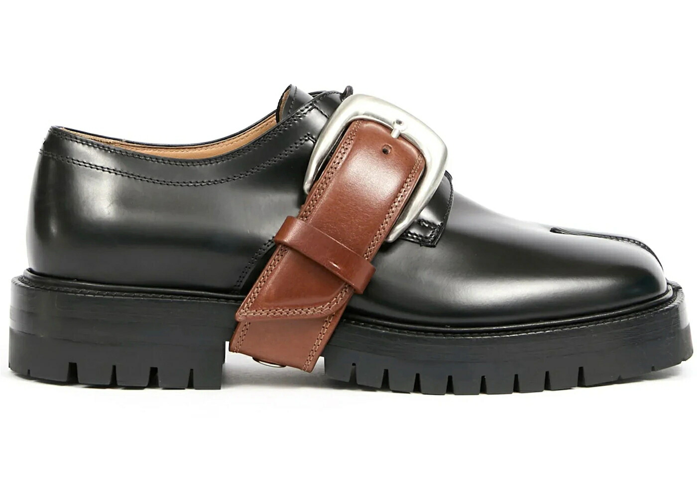 メゾンマルジェラ コンバット 黒色 ブラック WOMEN'S スニーカー レディース 【 MAISON MARGIELA MAISON MARGIELA TABI COUNTY COMBAT LOW BLACK (WOMEN'S) / 】