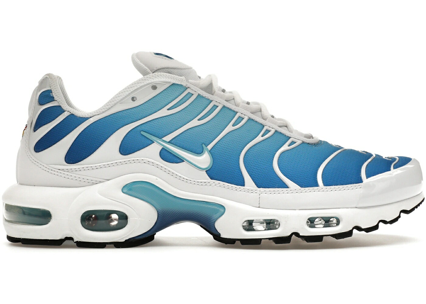 ナイキ マックス スカイ 青色 ブルー 黒色 ブラック エアマックスプラス スニーカー メンズ NIKE AIR MAX PLUS SKY BLUE / BATTLE BLUE BLUE GAZE BLACK