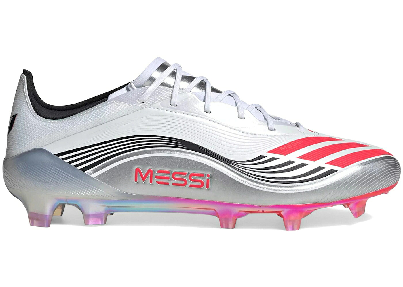 アディダス エリート 白いこと 白いこと 赤 赤いこと しろがね色 しろがね色 スニーカー メンズ ADIDAS F50 ELITE FG MESSI PRESTIG10 PACK / CLOUD WHITE LUCID RED SILVER