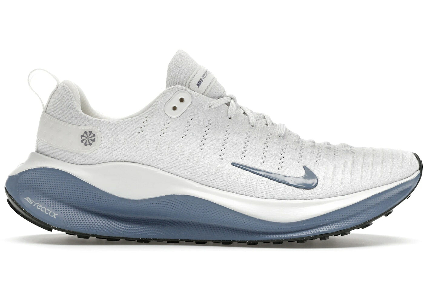 ナイキ ラン 白色 ホワイト 灰色 シメント グレー スニーカー メンズ NIKE REACTX INFINITY RUN 4 SUMMIT WHITE ASHEN SLATE / SUMMIT WHITE WHITE CEMENT GREY｜スニケス