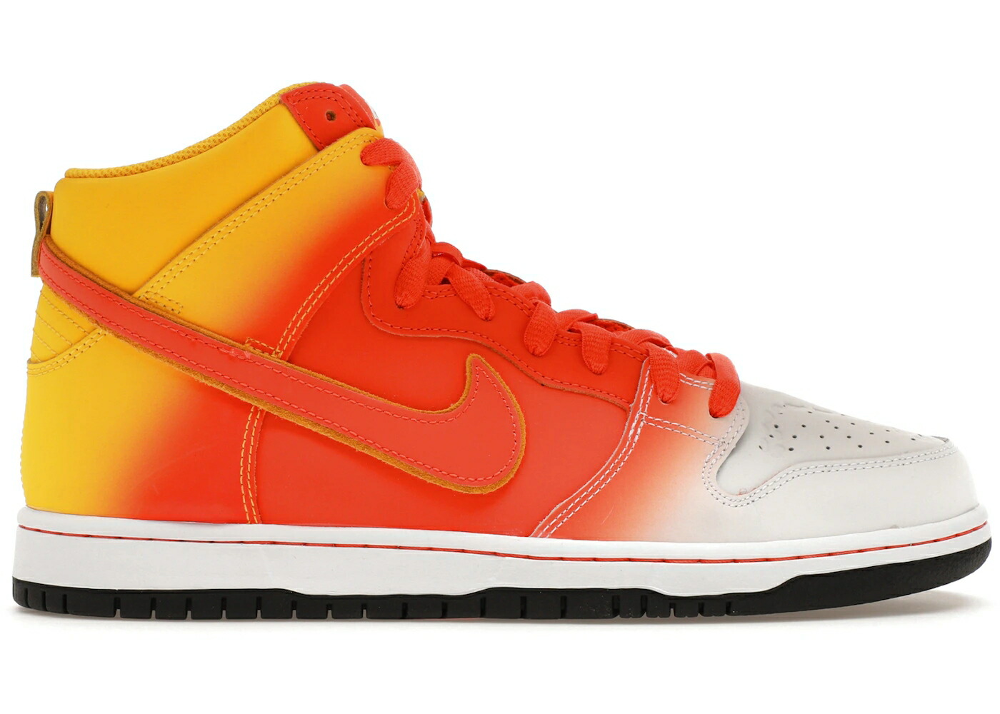 ナイキ エスビー ダンク ハイ 橙 オレンジ 白色 ホワイト 黒色 ブラック ダンクハイ スニーカー メンズ NIKE SB DUNK HIGH SWEET TOOTH CANDY CORN / AMARILLO ORANGE WHITE BLACK