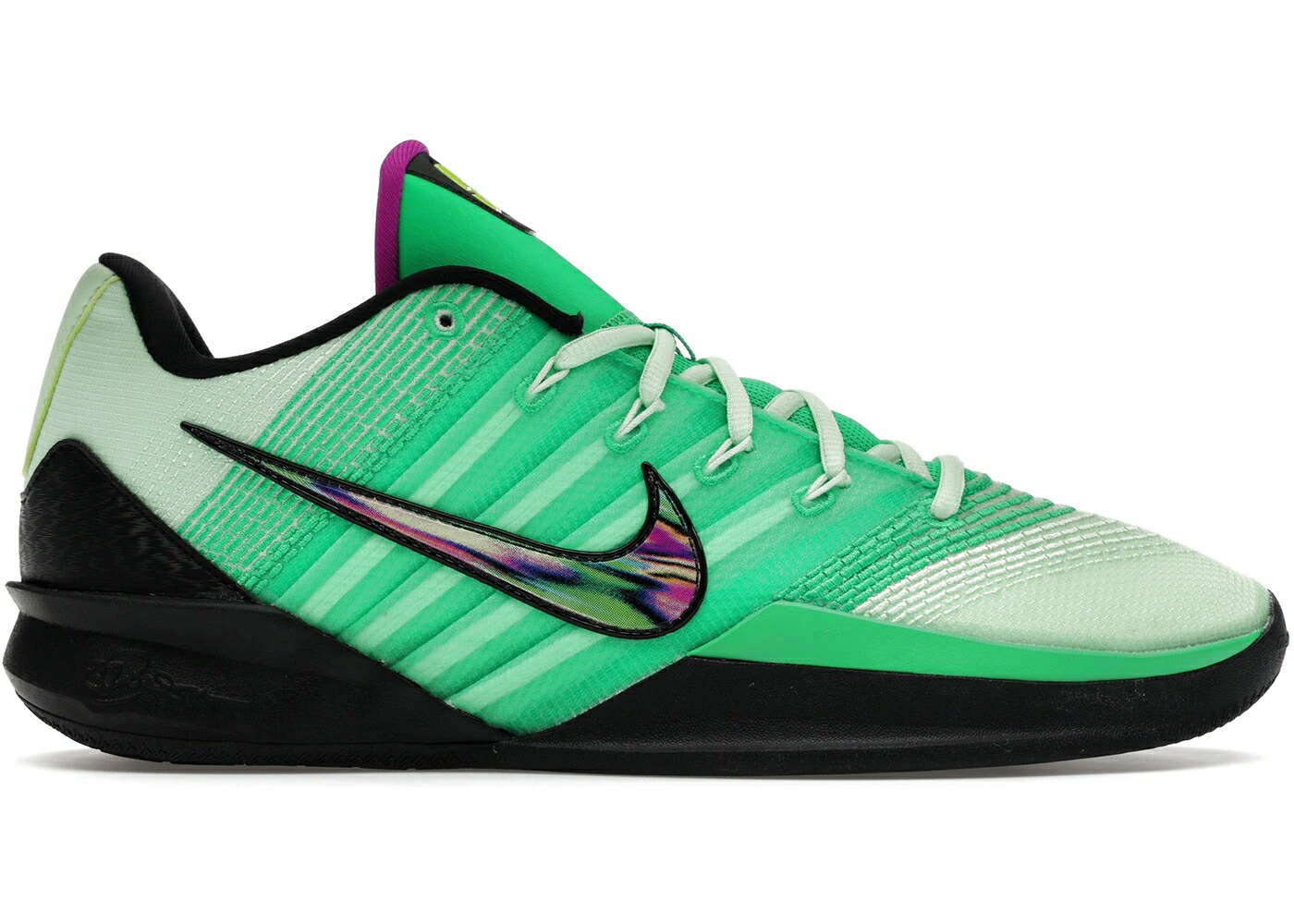 ナイキ 緑 グリーン ショック 黒色 ブラック WOMEN スニーカー レディース NIKE SABRINA 3 GAMER (WOMEN) / GREEN SHOCK BLACK VAPOR GREEN