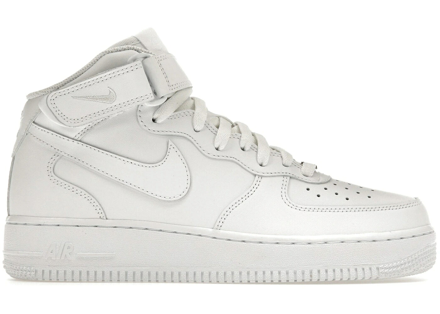 ナイキ ミッド 白いこと 白いこと 空軍 WOMEN\u0027S スニーカー レディース NIKE AIR FORCE 1 MID TRIPLE WHITE (WOMEN\u0027S) / WHITE WHITE WHITE