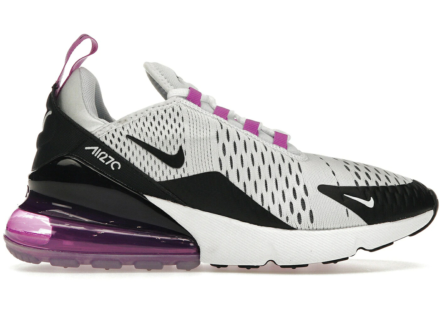 ナイキ マックス 白色 ホワイト ドリーム 黒色 ブラック エアマックス WOMEN'S スニーカー レディース NIKE AIR MAX 270 WHITE FUCHSIA DREAM (WOMEN'S) / WHITE FUCHSIA DREAM BLACK|スニケス