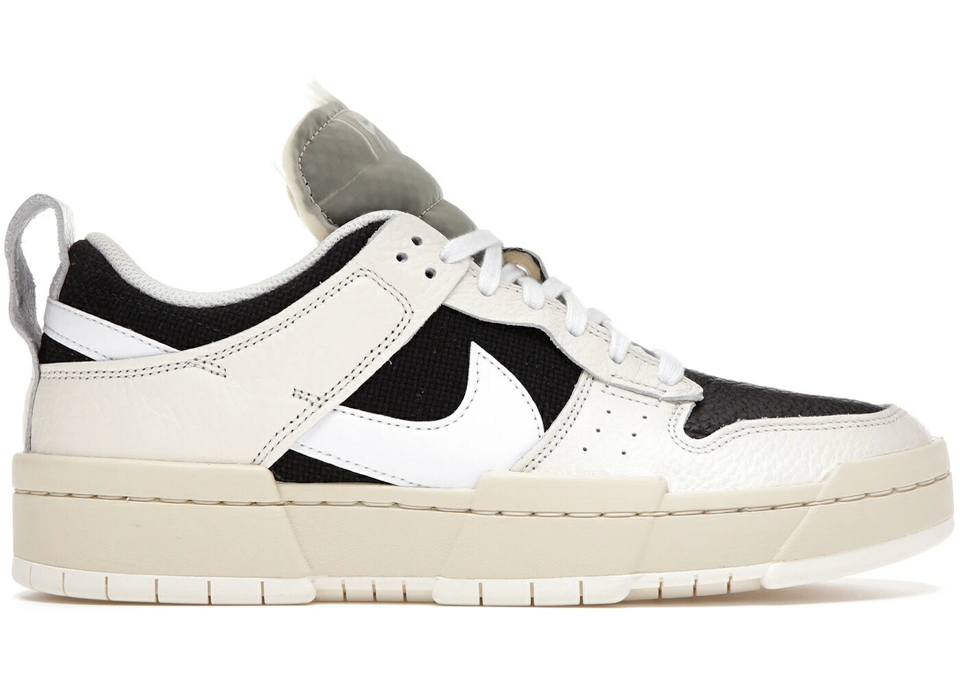ナイキ ダンク アイボリー 黒色 ブラック ダンクロー WOMEN スニーカー レディース NIKE DUNK LOW DISRUPT PALE IVORY BLACK (WOMEN) / PALE IVORY BLACK