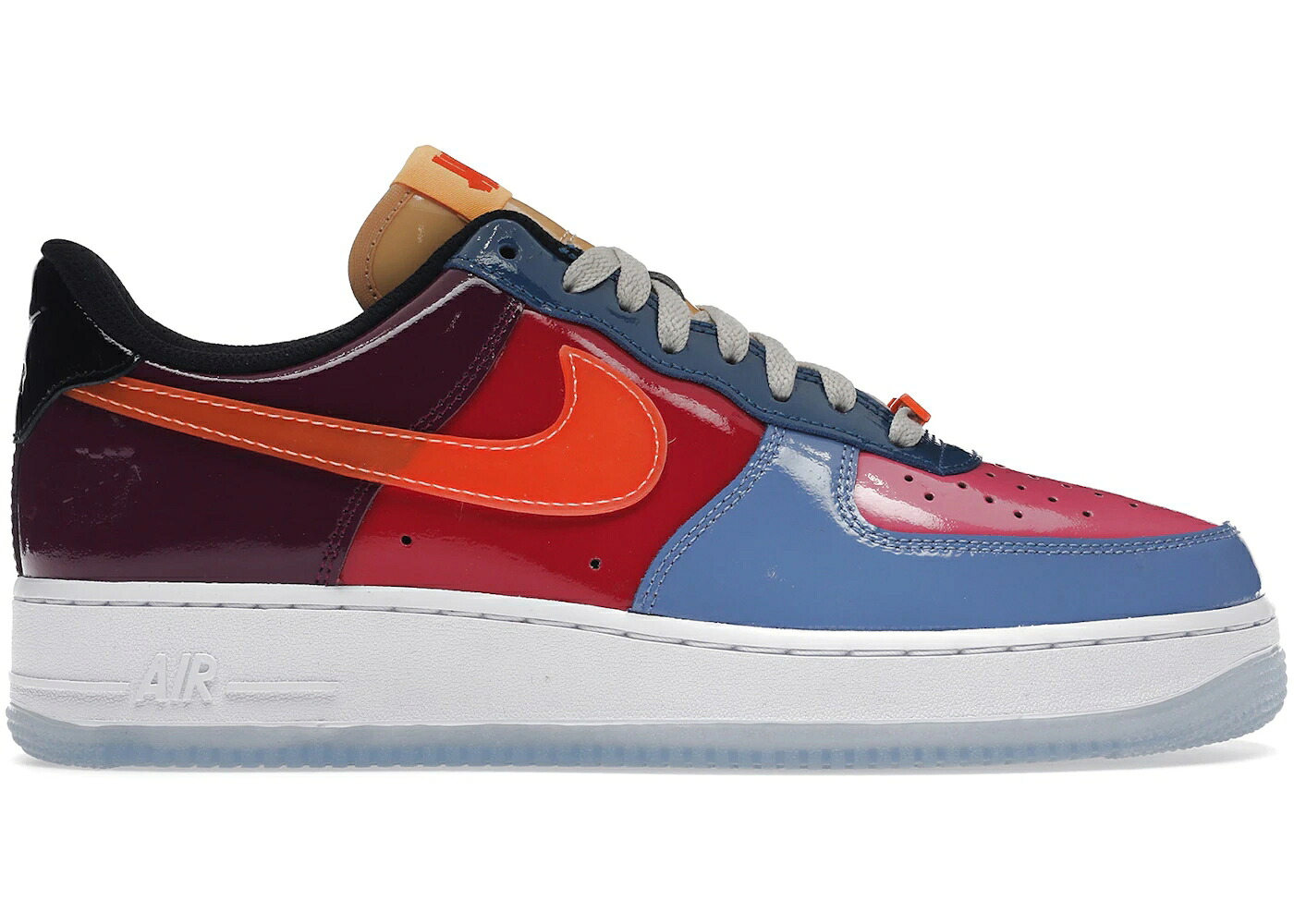 ナイキ アンディフィーテッド 橙 オレンジ色 ポーラー 空軍 スニーカー メンズ NIKE AIR FORCE 1 LOW SP UNDEFEATED MULTI-PATENT TOTAL ORANGE / POLAR TOTAL ORANGE MULTI COLOR
