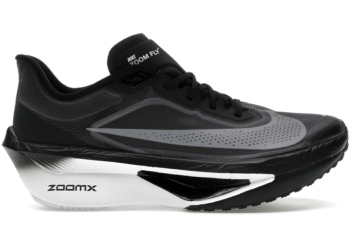 ナイキ ズーム 黒色 ブラック 灰色 グレー 白色 ホワイト ズームフライ スニーカー メンズ NIKE ZOOM FLY 6 BLACK SMOKE GREY / BLACK LIGHT SMOKE GREY WHITE|スニケス