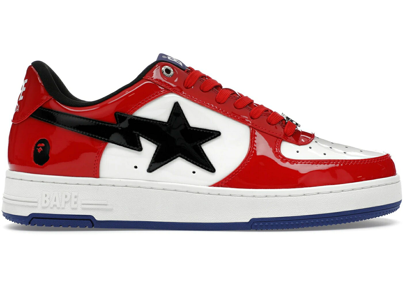 ベイプ 赤 赤いこと #1 スニーカー メンズ BAPE A BATHING APE STA RED /