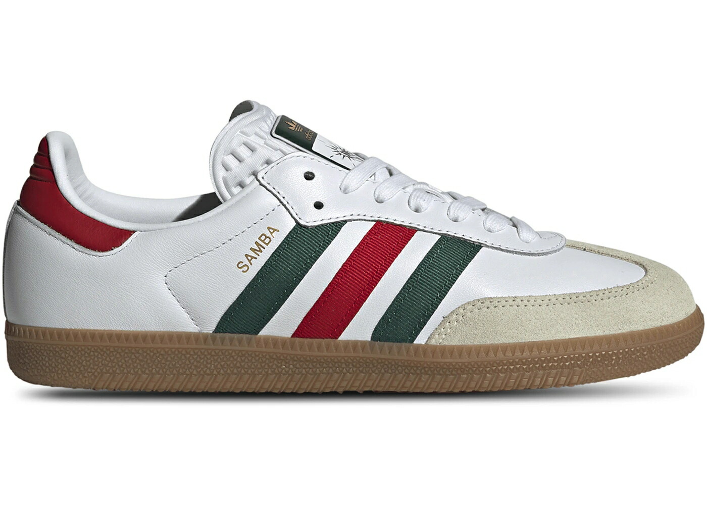 アディダス サンバ メキシコ 白色 ホワイト 緑 グリーン スニーカー メンズ ADIDAS SAMBA OG FIFA WORLD CUP 2026 MEXICO / WHITE GREEN GUM