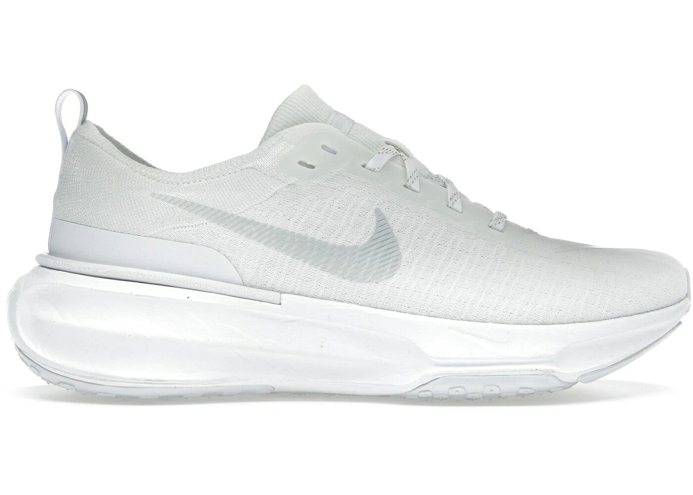 ナイキ 幽客 白いこと 白いこと プラチナム WOMEN\u0027S スニーカー レディース NIKE ZOOMX INVINCIBLE RUN 3 WHITE PHOTON DUST (WOMEN\u0027S) / WHITE PLATINUM TINT WHITE PHOTON