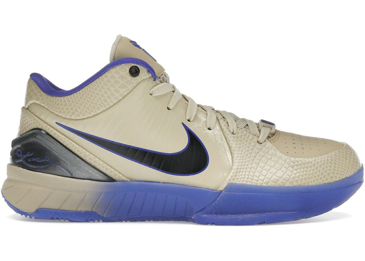 ナイキ コービー プロトロ チーム ゴールド 黒色 ブラック 紫 バイオレット ジュニア キッズ NIKE KOBE 4 PROTRO FC BARCELONA TEAM GOLD (GS) / TEAM GOLD BLACK PERSIAN VIOLET ベビー マタニティ スニーカー