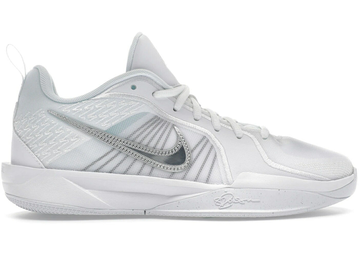 ナイキ 白色 ホワイト 銀色 シルバー ジュニア キッズ NIKE SABRINA 2 WHITE NOISE (GS) / WHITE METALLIC SILVER SUMMIT ベビー マタニティ スニーカー