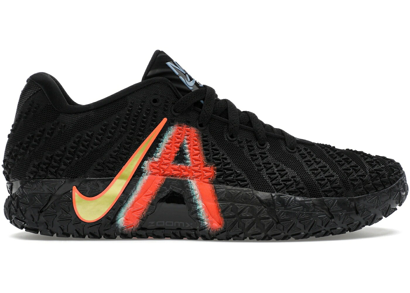ナイキ 黒いこと 黒いこと 黄味がかった 黄色 橙 オレンジ色 VS. スニーカー メンズ NIKE JA 3 NY / BLACK NEON YELLOW TOTAL ORANGE
