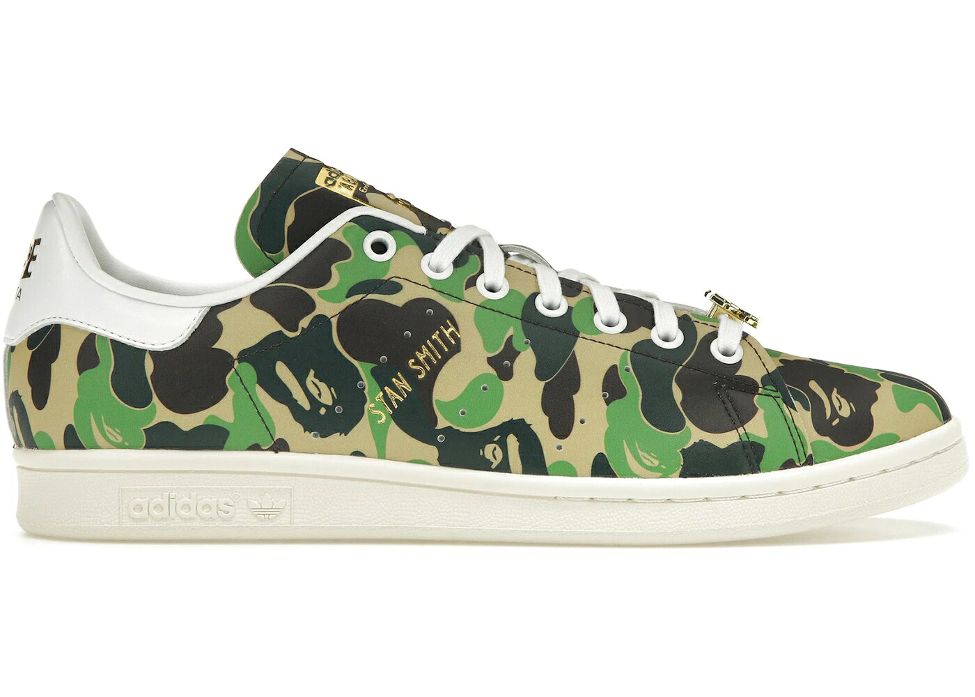 アディダス 家鴨柄 白いこと 白いこと 立場し損ない スニーカー メンズ ADIDAS STAN SMITH BAPE ABC CAMO / CLOUD WHITE CLOUD WHITE OFF