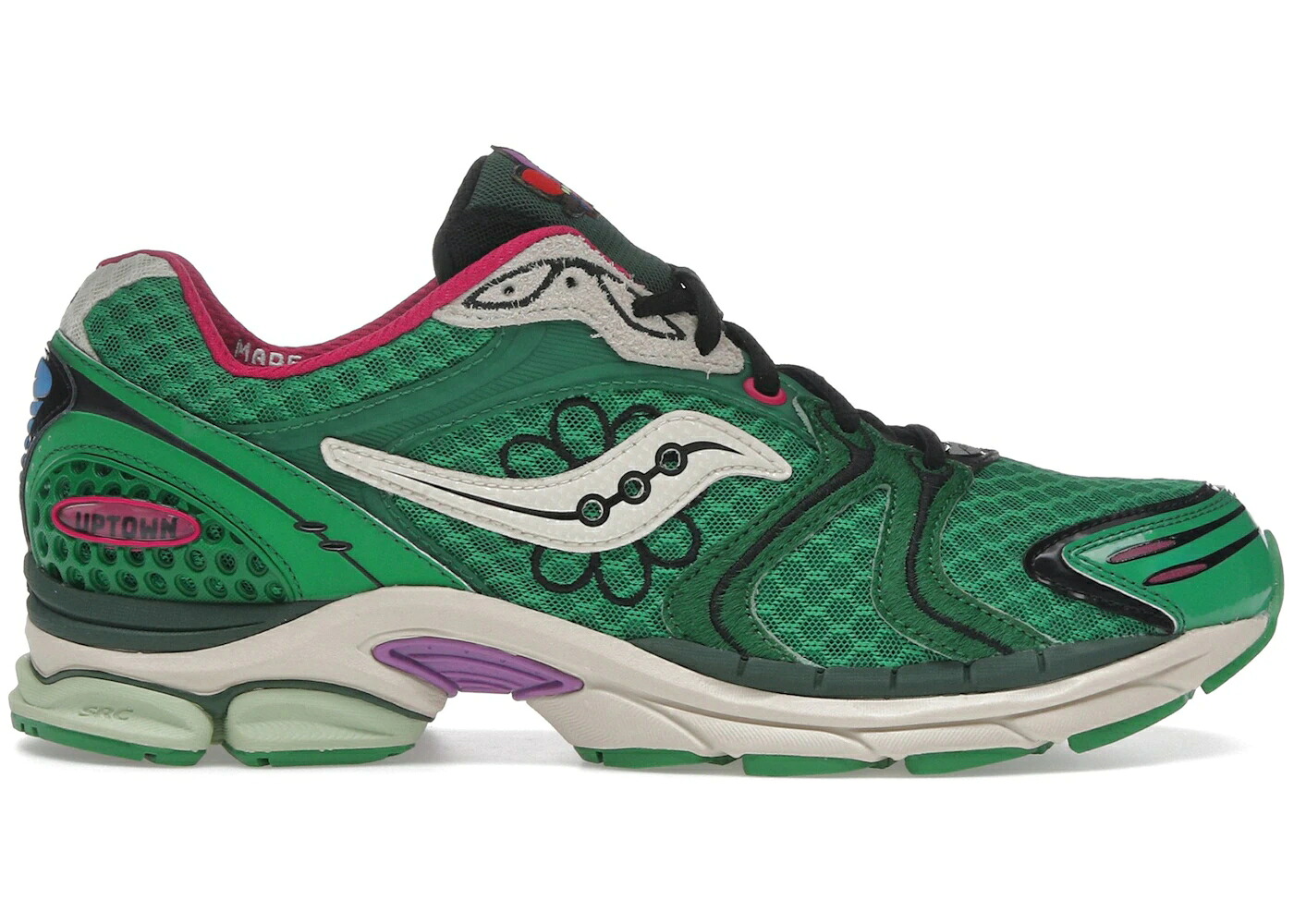 サッカニー 緑 グリーン ピンク スニーカー メンズ SAUCONY PROGRID TRIUMPH 4 JAE TIPS FLOWERS GROW UPTOWN SUGAR MAPLE / GREEN PINK MULTI COLOR 44,880円