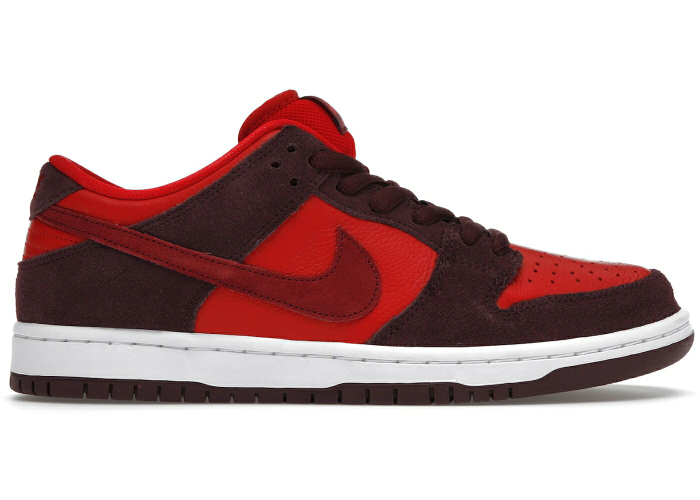 ナイキ エスビー ダンク ワイン色 バーガンディー チーム 赤 レッド ダンクロー スニーカー メンズ NIKE SB DUNK LOW CHERRY / BURGUNDY CRUSH TEAM RED