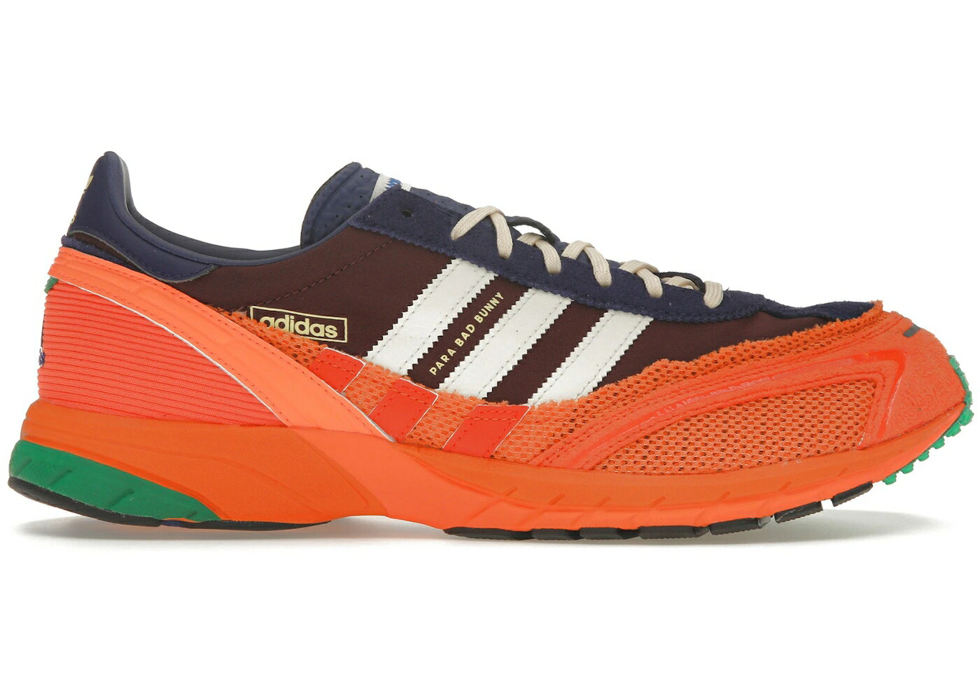 アディダス アディゼロ マルーン 白いこと 白いこと スニーカー メンズ ADIDAS ADIZERO SL 72 BAD BUNNY MAROON / MAROON CHALK WHITE SEMI SOLAR