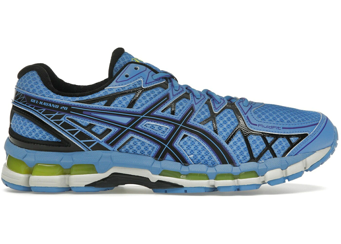 アシックス 青色 ブルー 黒色 ブラック スニーカー メンズ ASICS GEL-KAYANO 20 BLUE NEPTUNE BLACK / BLUE NEPTUNE BLACK