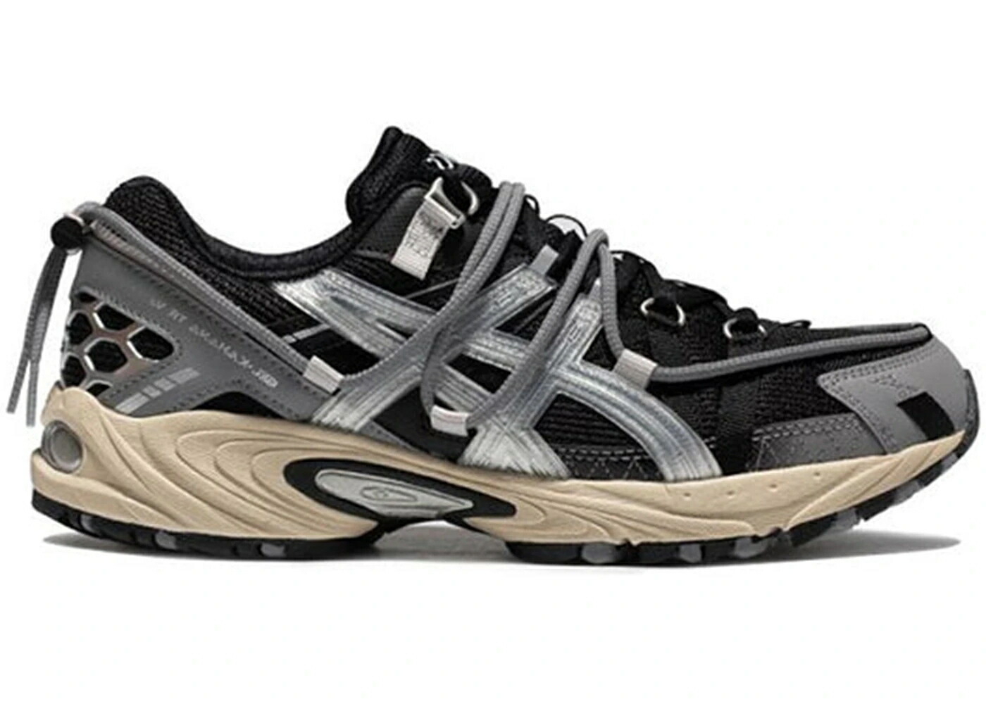 アシックス 黒色 ブラック 銀色 シルバー スニーカー メンズ ASICS GEL-KAHANA TR V2 BLACK SILVER / BLACK SILVER