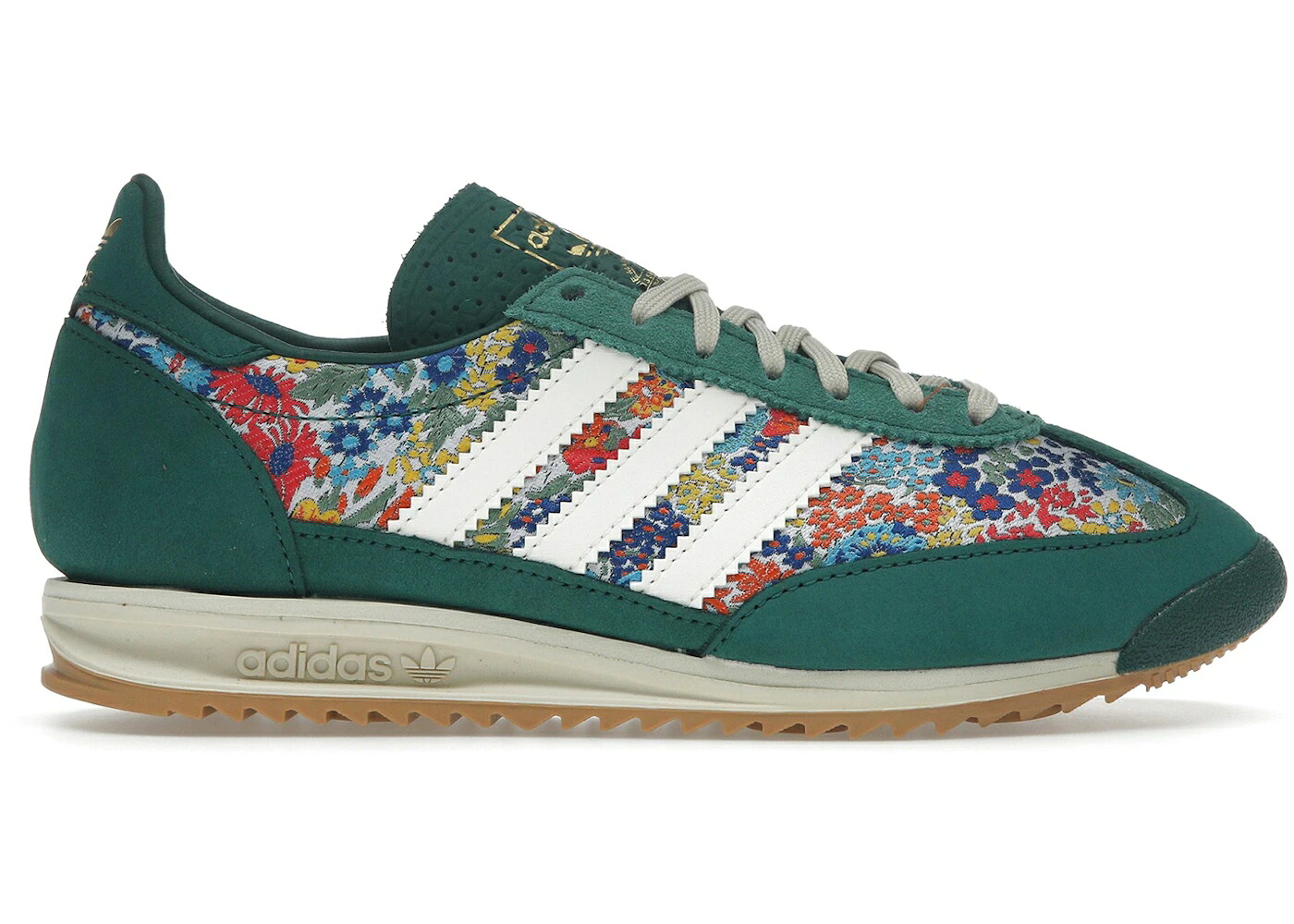 アディダス 緑 緑であること 皮膚軟化剤 白いこと 白いこと WOMEN\u0027S スニーカー レディース ADIDAS SL 72 OG LIBERTY LONDON COLLEGIATE GREEN (WOMEN\u0027S) / COLLEGIATE GREEN CREAM WHITE GUM 靴-スニーカー-レディース靴