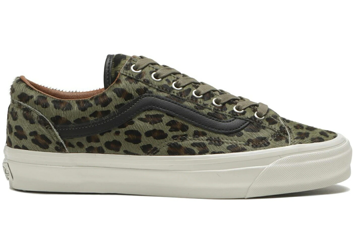 ヴァンズ バンズ プレミアム ポニー オリーブ オールドスクール スニーカー メンズ VANS PREMIUM OLD SKOOL 36 PONY CHEETAH OLIVE / CHEETAH OLIVE