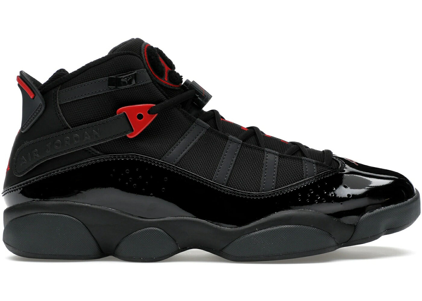 ナイキ ジョーダン リング 黒色 ブラック ファイア 赤 レッド スニーカー メンズ JORDAN 6 RINGS ANTHRACITE / BLACK ANTHRACITE FIRE RED