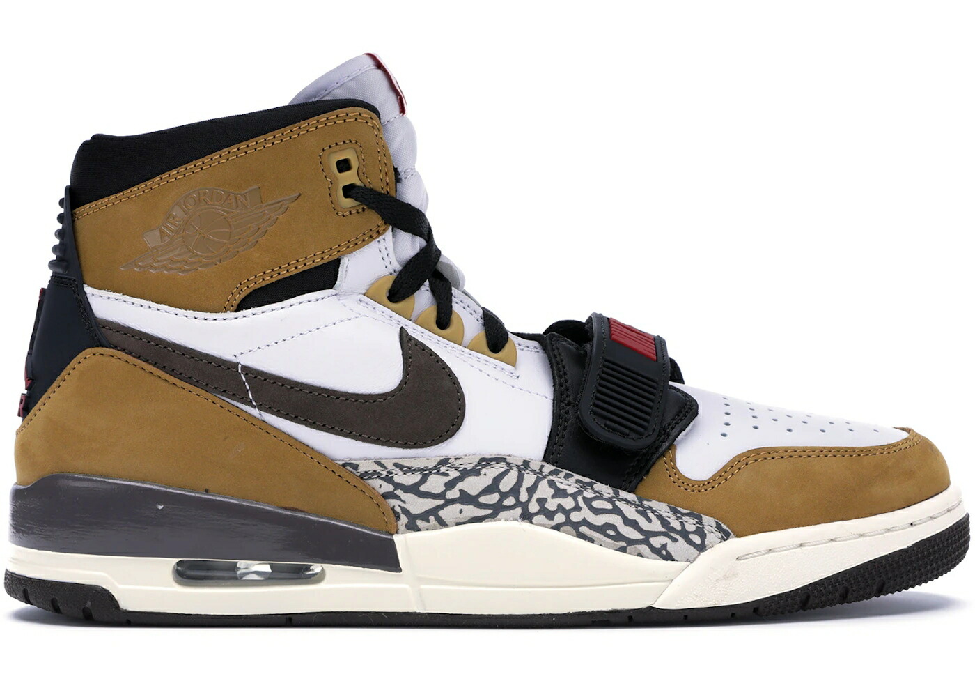 ナイキ ジョーダン レガシー ルーキー 白色 ホワイト 茶色 ブラウン ウィート スニーカー メンズ JORDAN LEGACY 312 ROOKIE OF THE YEAR / WHITE BAROQUE BROWN WHEAT
