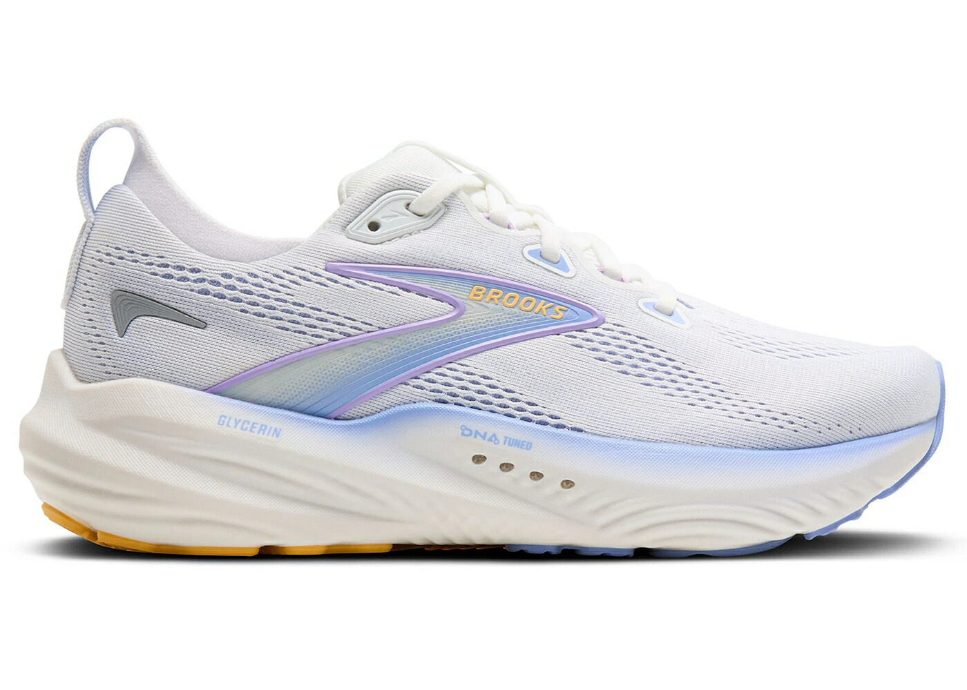 ブルックス 白いこと 白いこと 青碧 青色 WOMEN\u0027S スニーカー レディース BROOKS GLYCERIN 22 WHITE BLUE HERON APRICOT (WOMEN\u0027S) / WHITE BLUE HERON APRICOT 靴-スニーカー