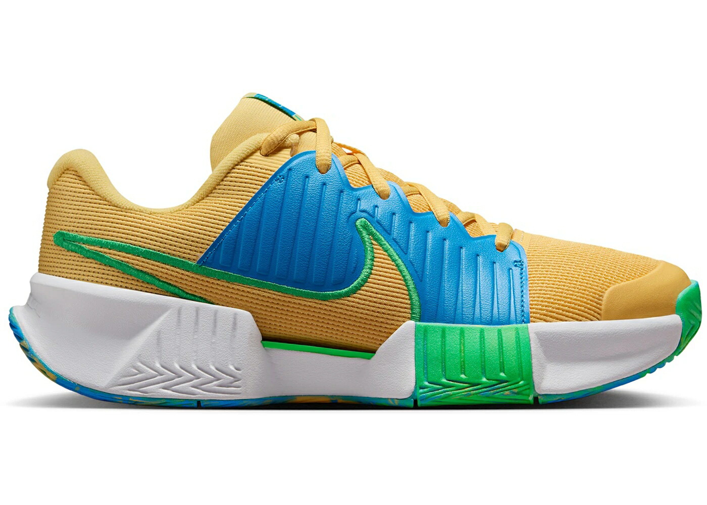ナイキ ズーム ゴールド 青色 ブルー 白色 ホワイト WOMEN'S スニーカー レディース 【 NIKE ZOOM CHALLENGE TOPAZ GOLD BLUE HERO WHITE (WOMEN'S) / TOPAZ GOLD BLUE HERO WHITE TOPAZ 】｜スニケス