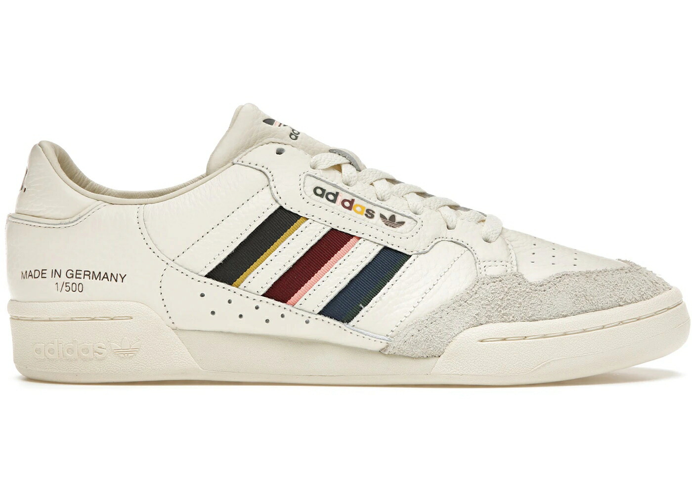 アディダス クリーム 白色 ホワイト END. スニーカー メンズ ADIDAS CONTINENTAL 80 GERMAN ENGINEERING CREAM / CREAM WHITE