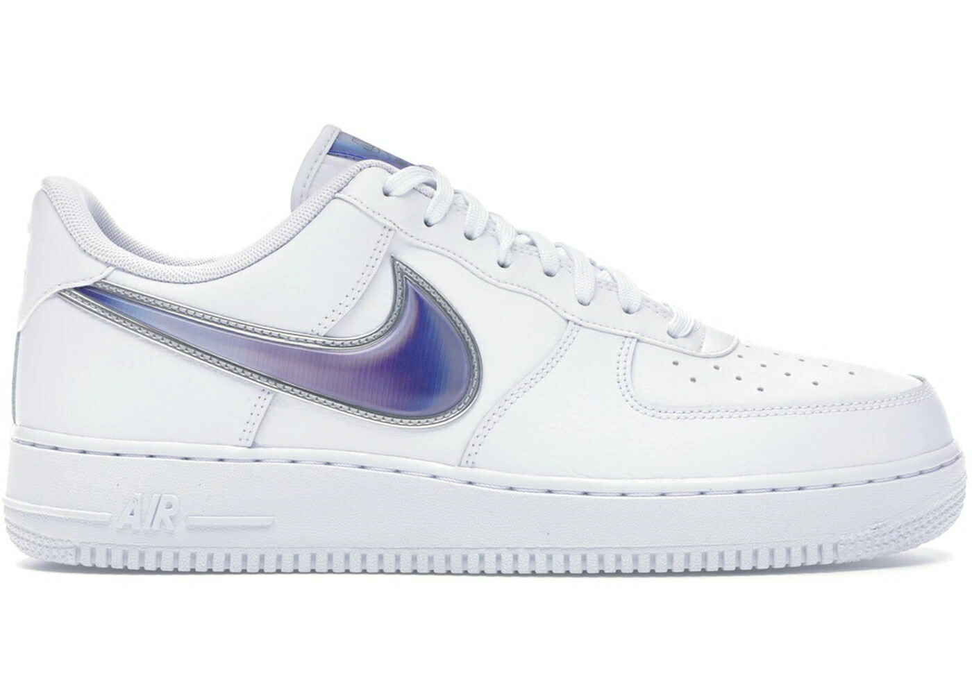 ナイキ スウッシュ スウォッシュ 白いこと 白いこと 青み 青色 空軍 スニーカー メンズ NIKE AIR FORCE 1 LOW OVERSIZED SWOOSH WHITE RACER BLUE / WHITE RACER BLUE