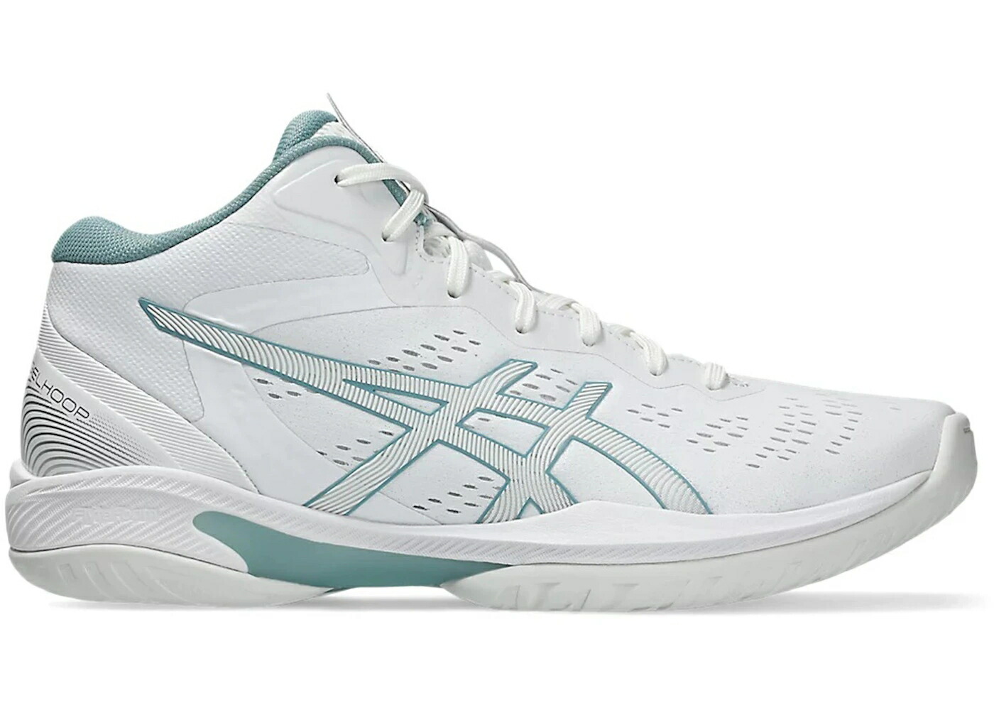 アシックス 白色 ホワイト 銀色 スチール スニーカー メンズ ASICS GELHOOP V16 WHITE LIGHT STEEL / WHITE LIGHT STEEL