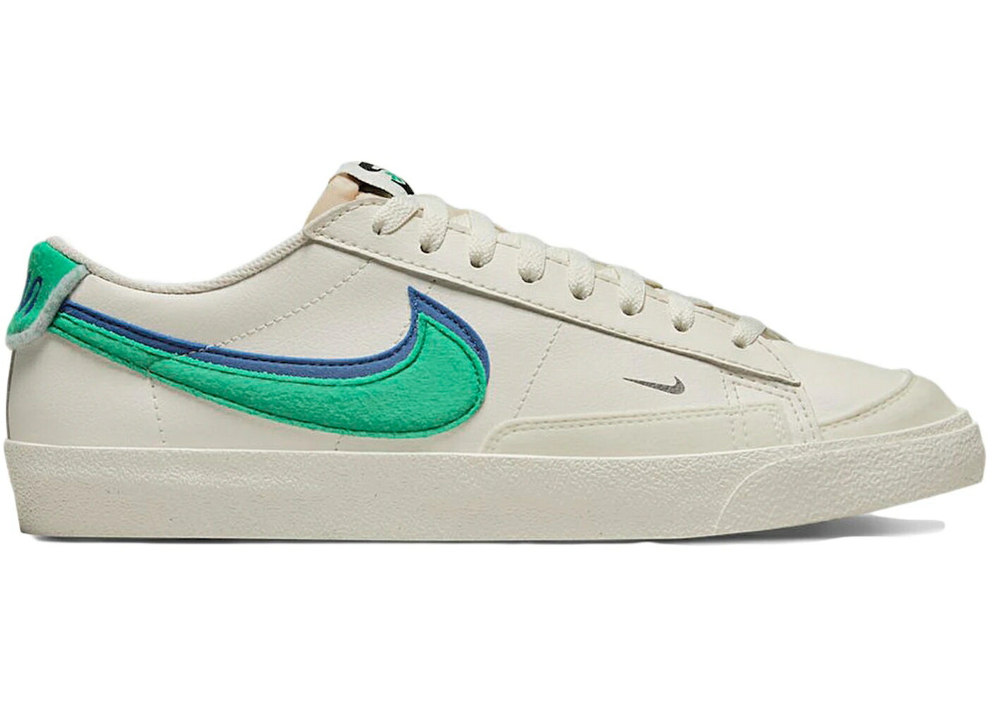 ナイキ ブレイザー スウッシュ スウォッシュ 緑 緑であること 青味 青み スニーカー メンズ NIKE BLAZER LOW 72 DOUBLE SWOOSH SAIL GREEN BLUE / SAIL GREEN BLUE
