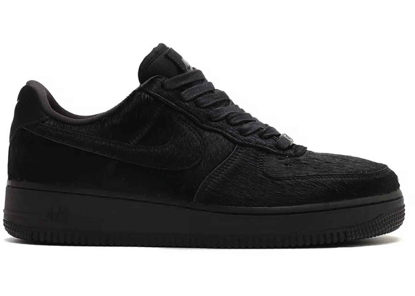 ナイキ 黒いこと 黒いこと 子馬 空軍 \u002707 WOMEN\u0027S スニーカー レディース NIKE AIR FORCE 1 LOW TRIPLE BLACK PONY HAIR (WOMEN\u0027S) / BLACK BLACK BLACK