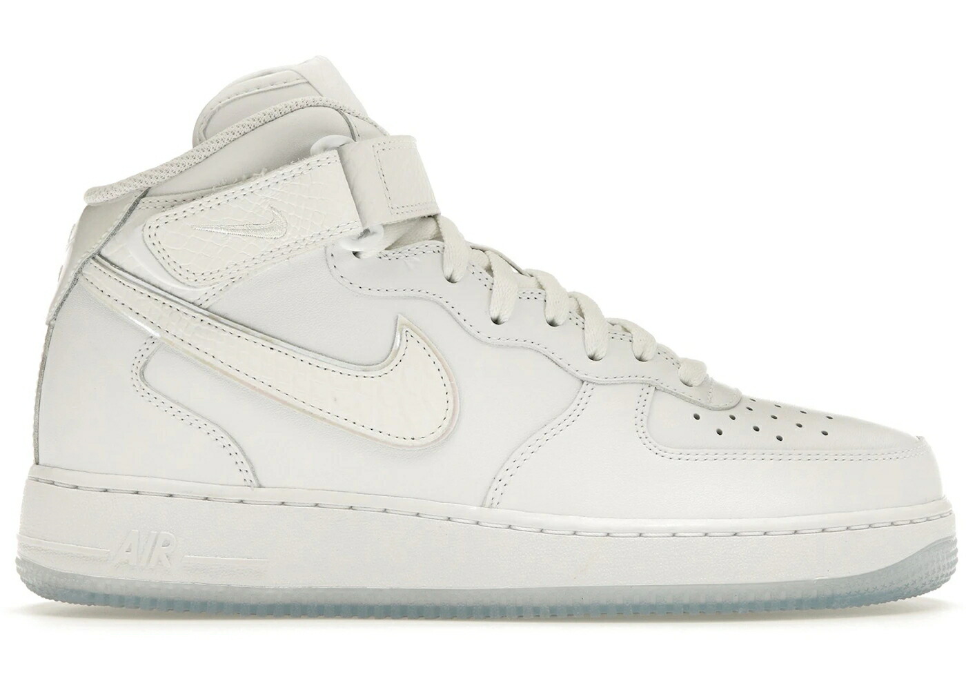 ナイキ ミッド 白色 ホワイト エアフォース WOMEN スニーカー レディース NIKE AIR FORCE 1 MID WHITE SNAKESKIN ICE (WOMEN) / WHITE WHITE
