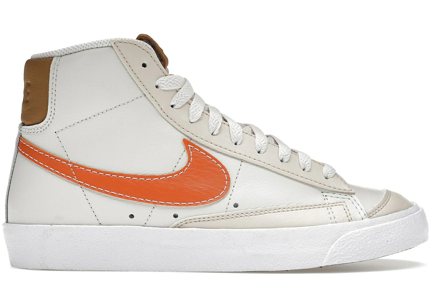 ナイキ ブレイザー ミッド スウッシュ スウォッシュ カリー パール 白いこと 白いこと \u002777 スニーカー メンズ NIKE BLAZER MID EMB INSPECTED BY SWOOSH HOT CURRY / PHANTOM PEARL WHITE ELEMENTAL