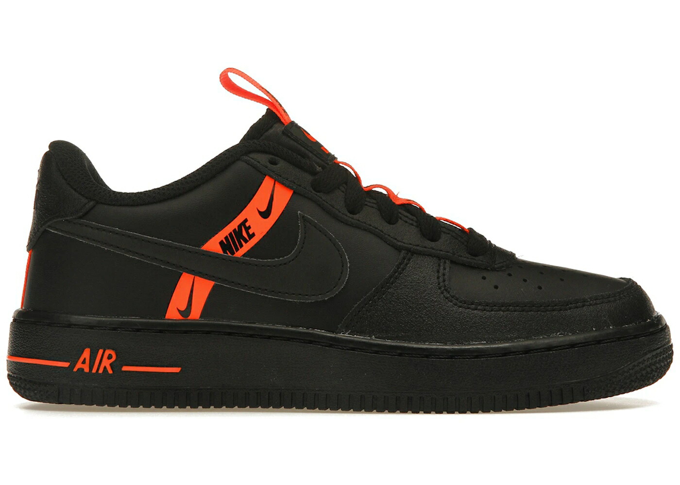 ナイキ 黒いこと 黒いこと 橙 オレンジ色 空軍 御坊っちゃん キッズ NIKE AIR FORCE 1 LOW LV8 KSA WORLDWIDE PACK BLACK TOTAL ORANGE (GS) / BLACK TOTAL ORANGE BLACK もの言う花 マタニティ スニーカー