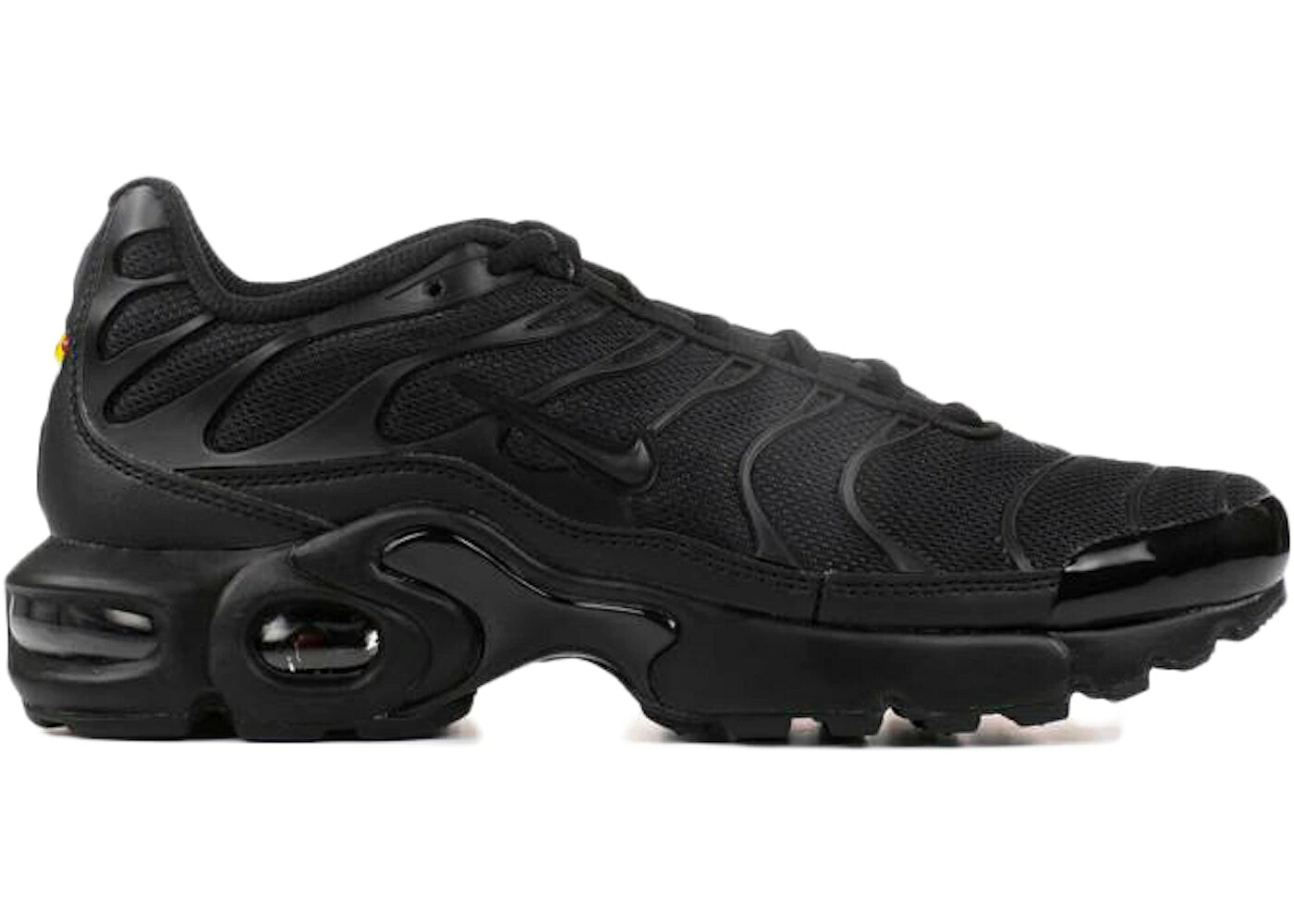 ナイキ マックス 黒色 ブラック エアマックスプラス ジュニア キッズ NIKE AIR MAX PLUS BLACK (GS) / BLACK BLACK BLACK ベビー マタニティ スニーカー｜スニケス