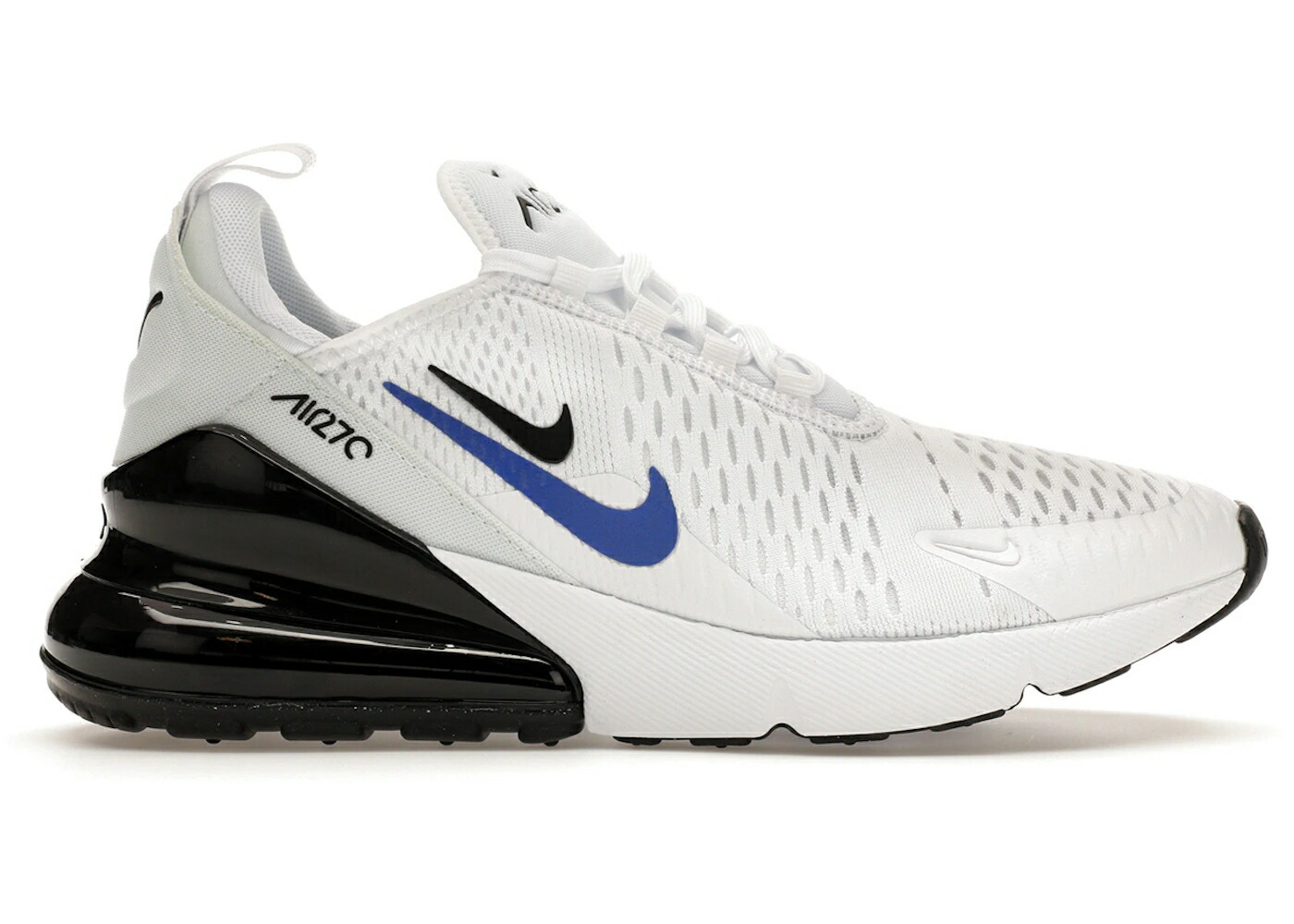 ナイキ マックス 白色 ホワイト 黒色 ブラック エアマックス ジュニア キッズ NIKE AIR MAX 270 WHITE BLACK HYPER ROYAL (GS) / WHITE BLACK HYPER ROYAL SUMMIT ベビー マタニティ スニーカー