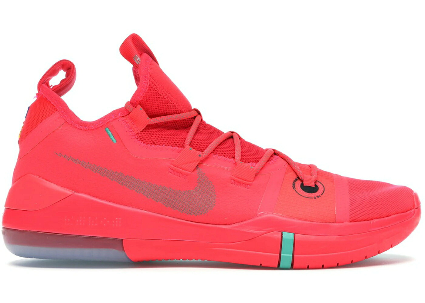 ナイキ コービー 赤 レッド 黒色 ブラック スニーカー メンズ 【 NIKE KOBE AD RED ORBIT / RED ORBIT CLEAR EMERALD BLACK 】
