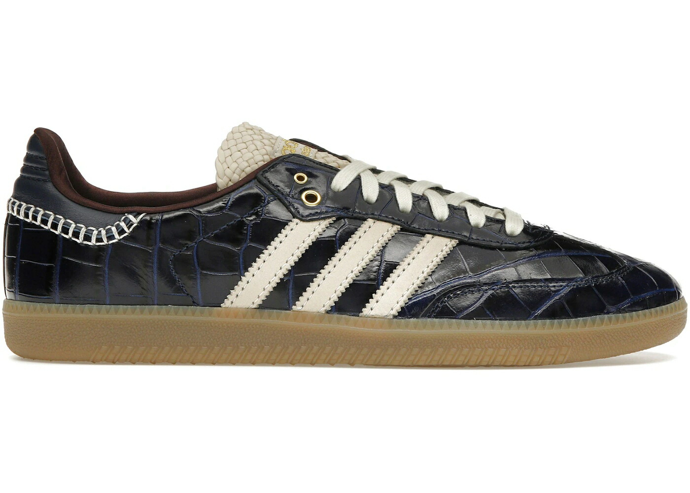アディダス サンバ 紺色 ネイビー 白色 ホワイト スニーカー メンズ ADIDAS SAMBA WALES BONNER NAVY CROC / COLLEGIATE NAVY WONDER WHITE