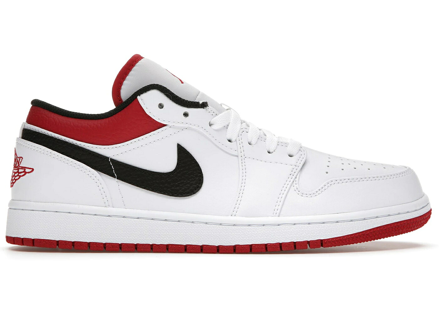 ナイキ ジョーダン 白いこと 白いこと 赤 赤いこと 黒いこと 黒いこと スニーカー メンズ JORDAN 1 LOW WHITE UNIVERSITY RED BLACK / WHITE UNIVERSITY RED BLACK